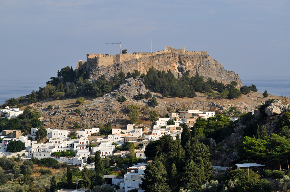 Lindos-Ruinen der Akropolis