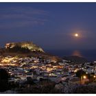 Lindos und der Vollmond