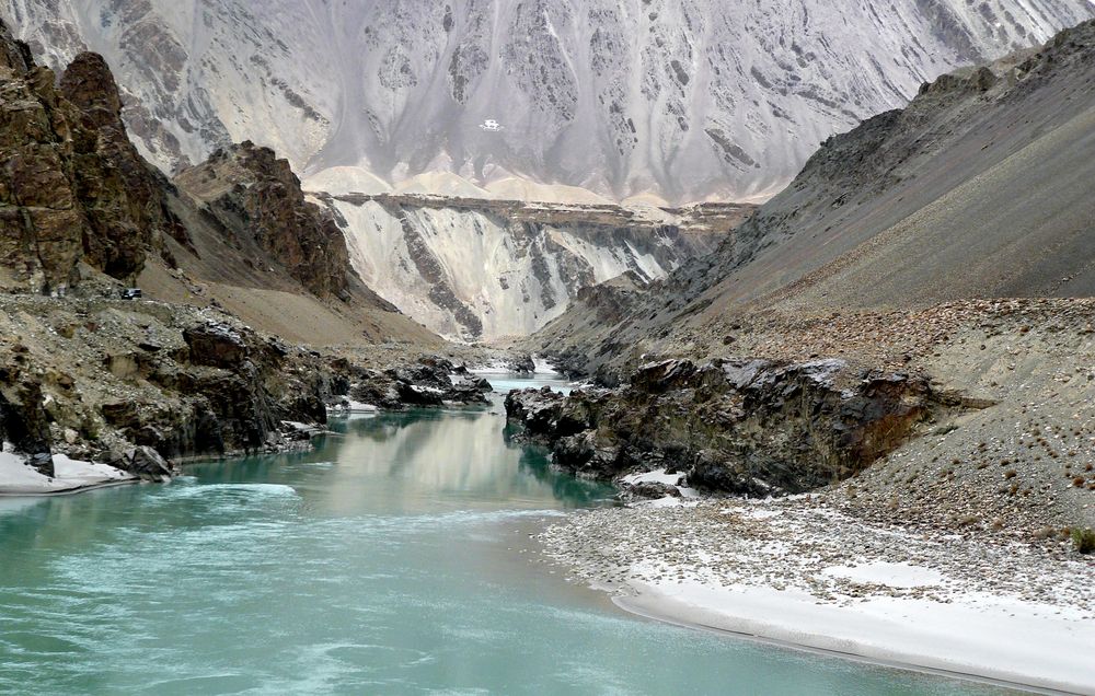 l'Indus dans l'Himalaya Ladack de labrousse 