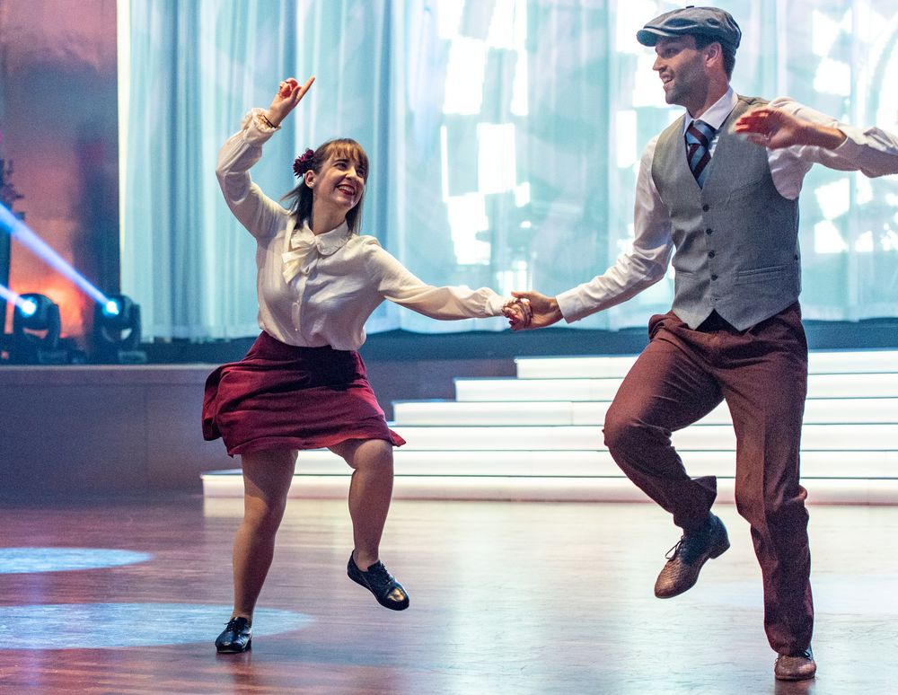 Lindy Hop Formation aus München bei der WTG