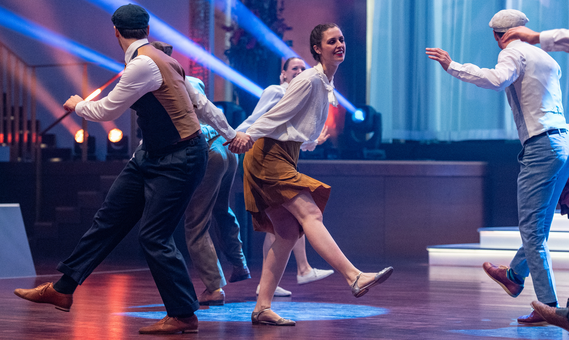 Lindy Hop Formation aus München bei der WTG