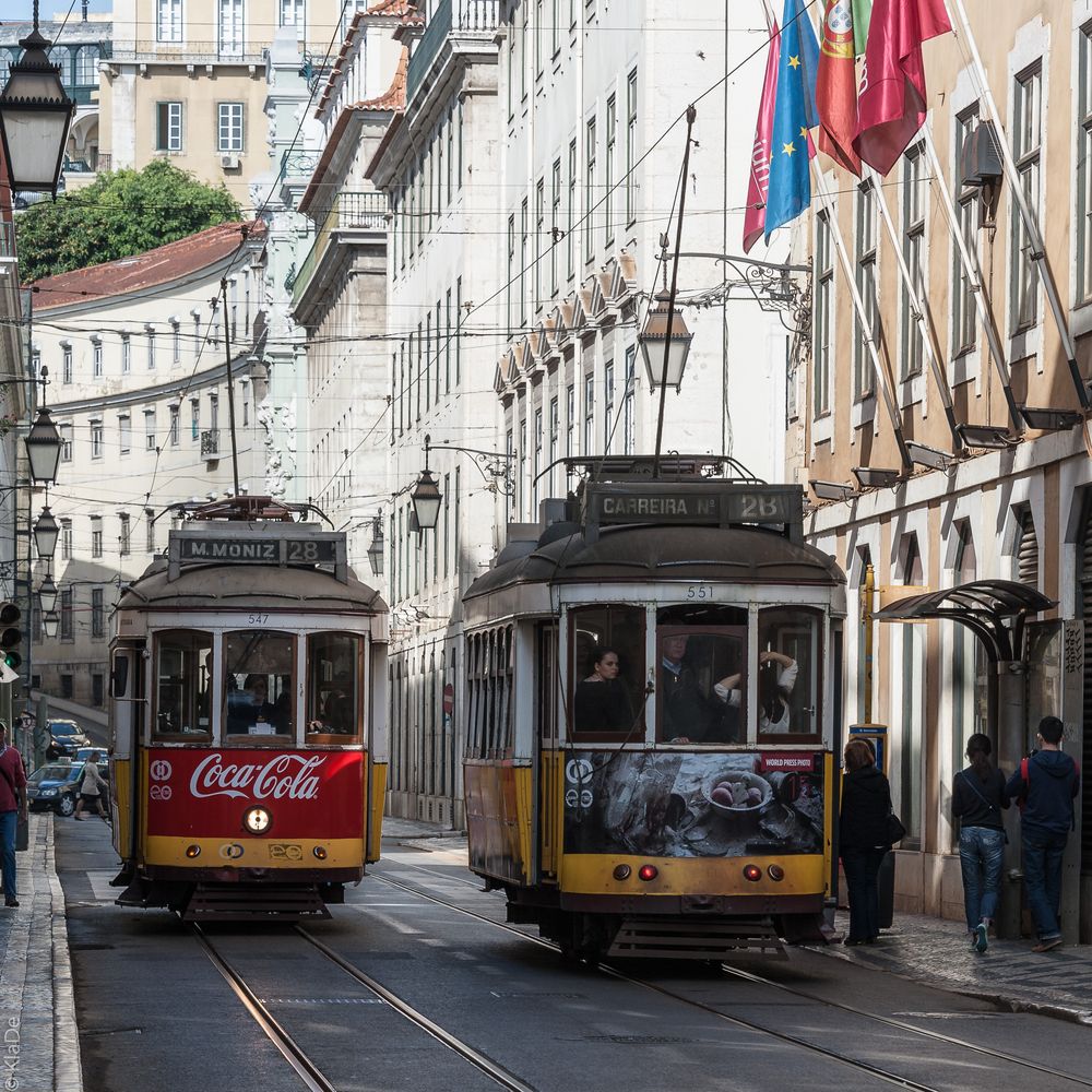 Line 28 in der Baixa