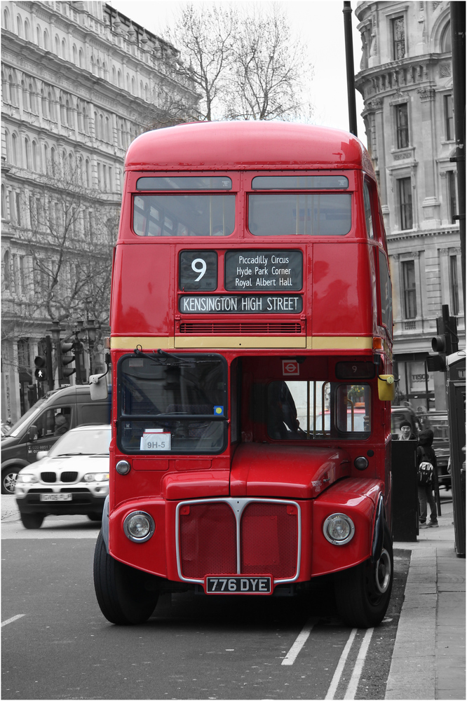 Line 9 in London (Picadilly) hat die alten Busse noch