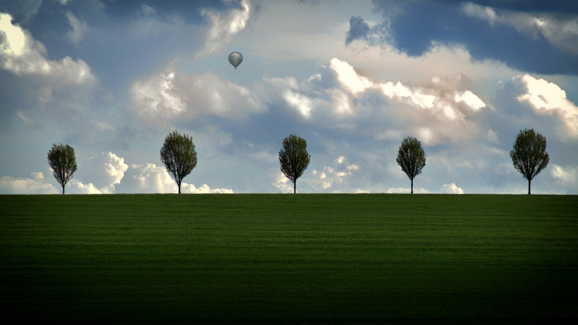 line of trees