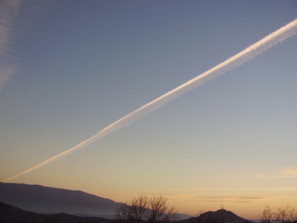 line over the sky