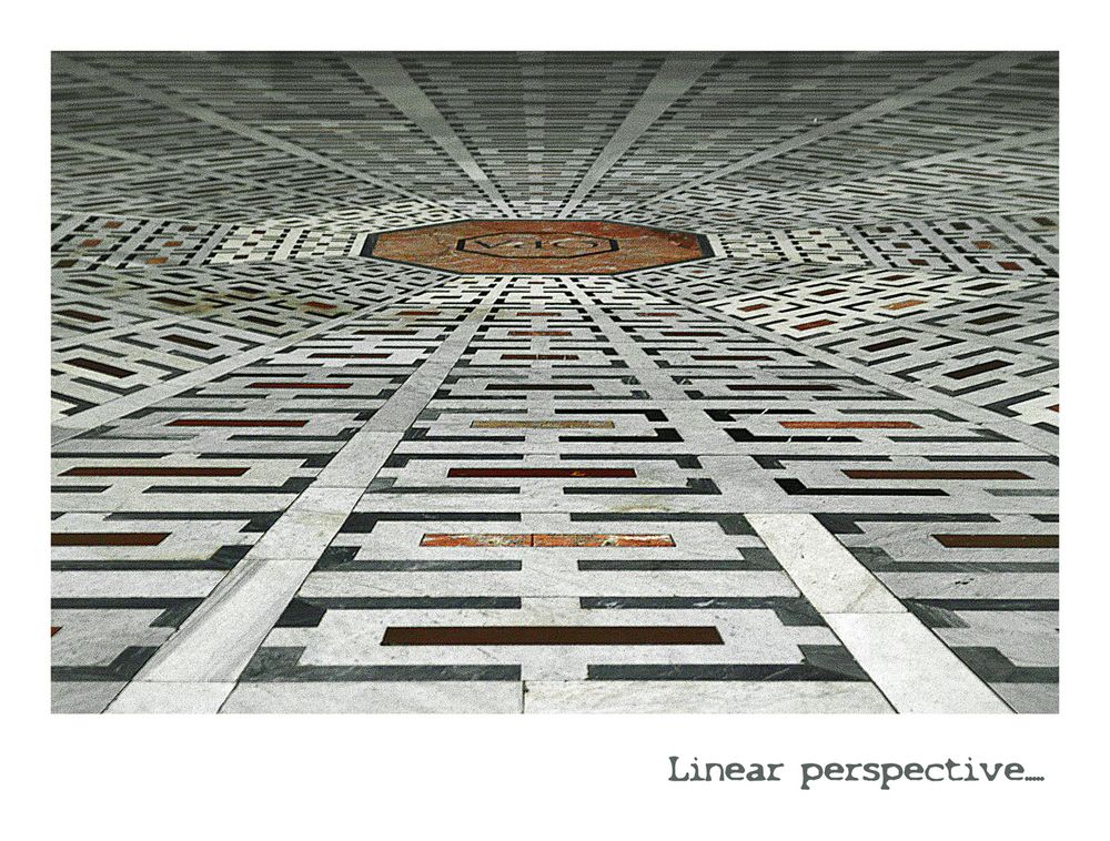 Linear perspective....
