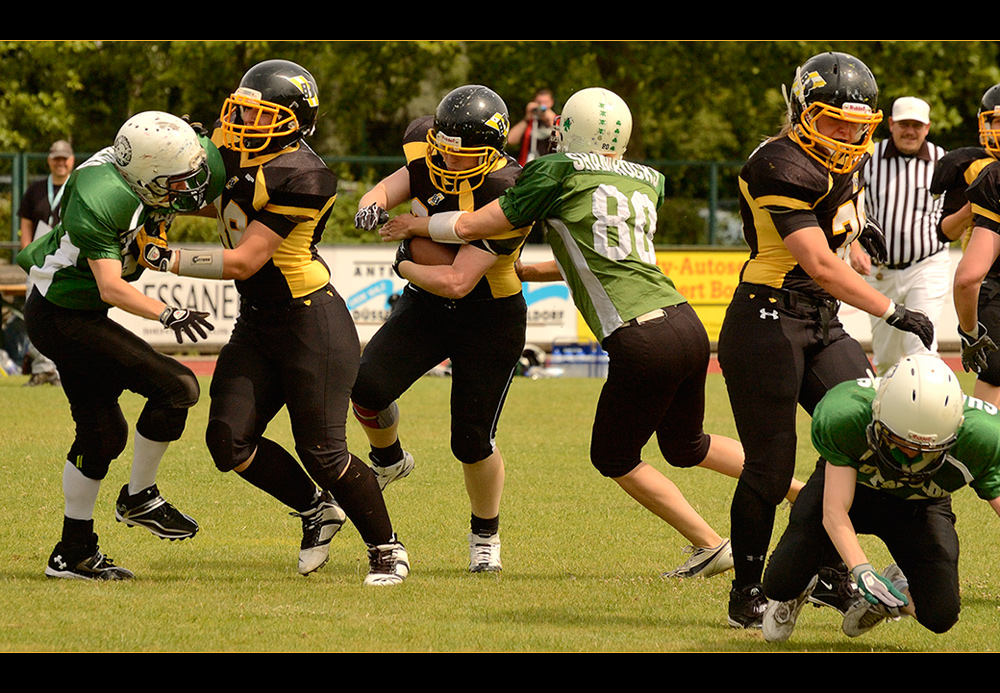 Linebacker Tackle Versuch