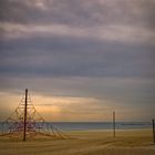 lines on beach