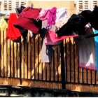 Linge au vent