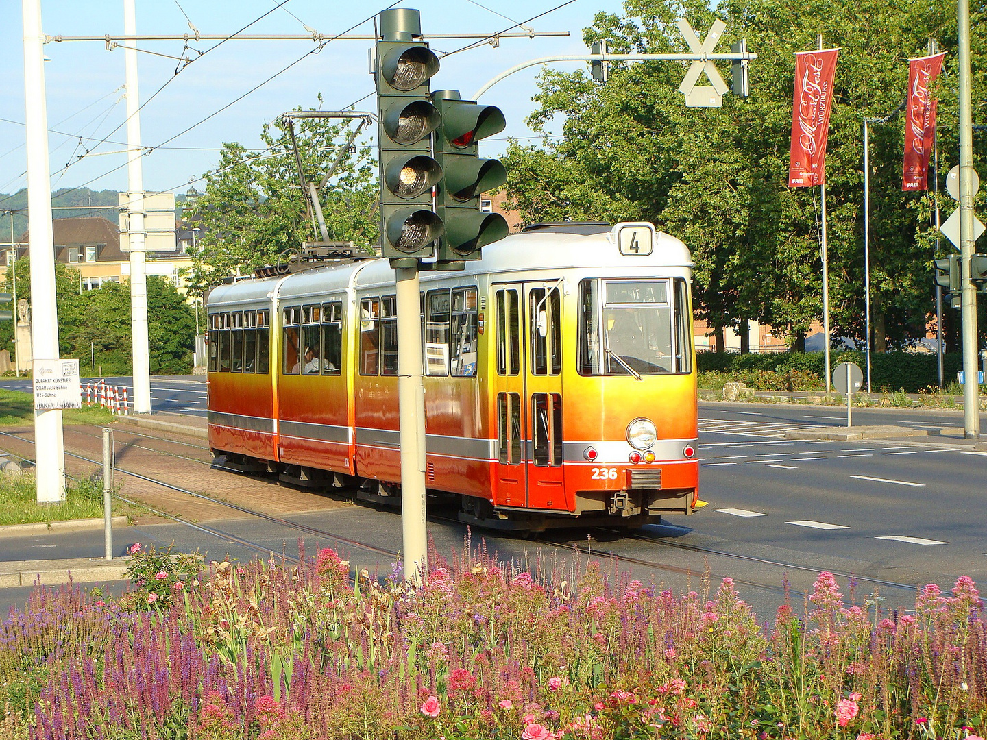 Linie 4 in Würzburg