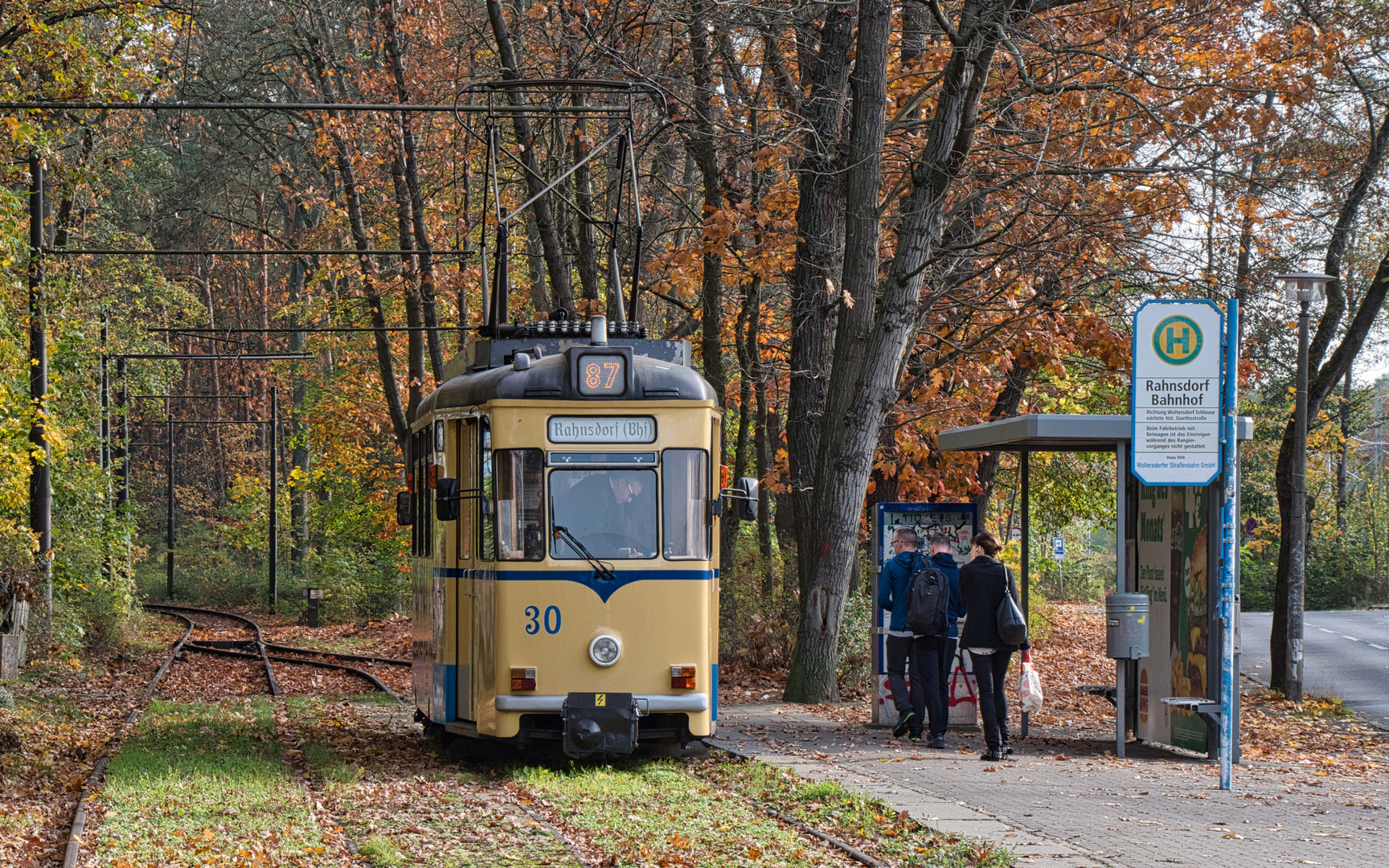 Linie 87 in Rahnsdorf