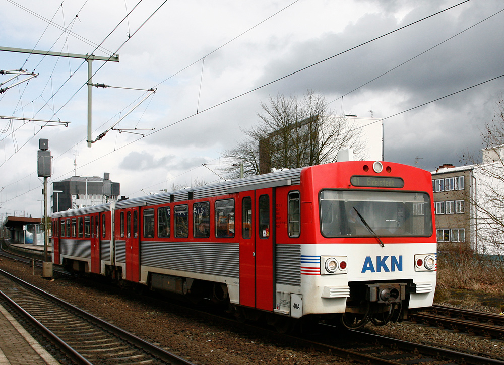 Linie A1. AKN in Neumünster