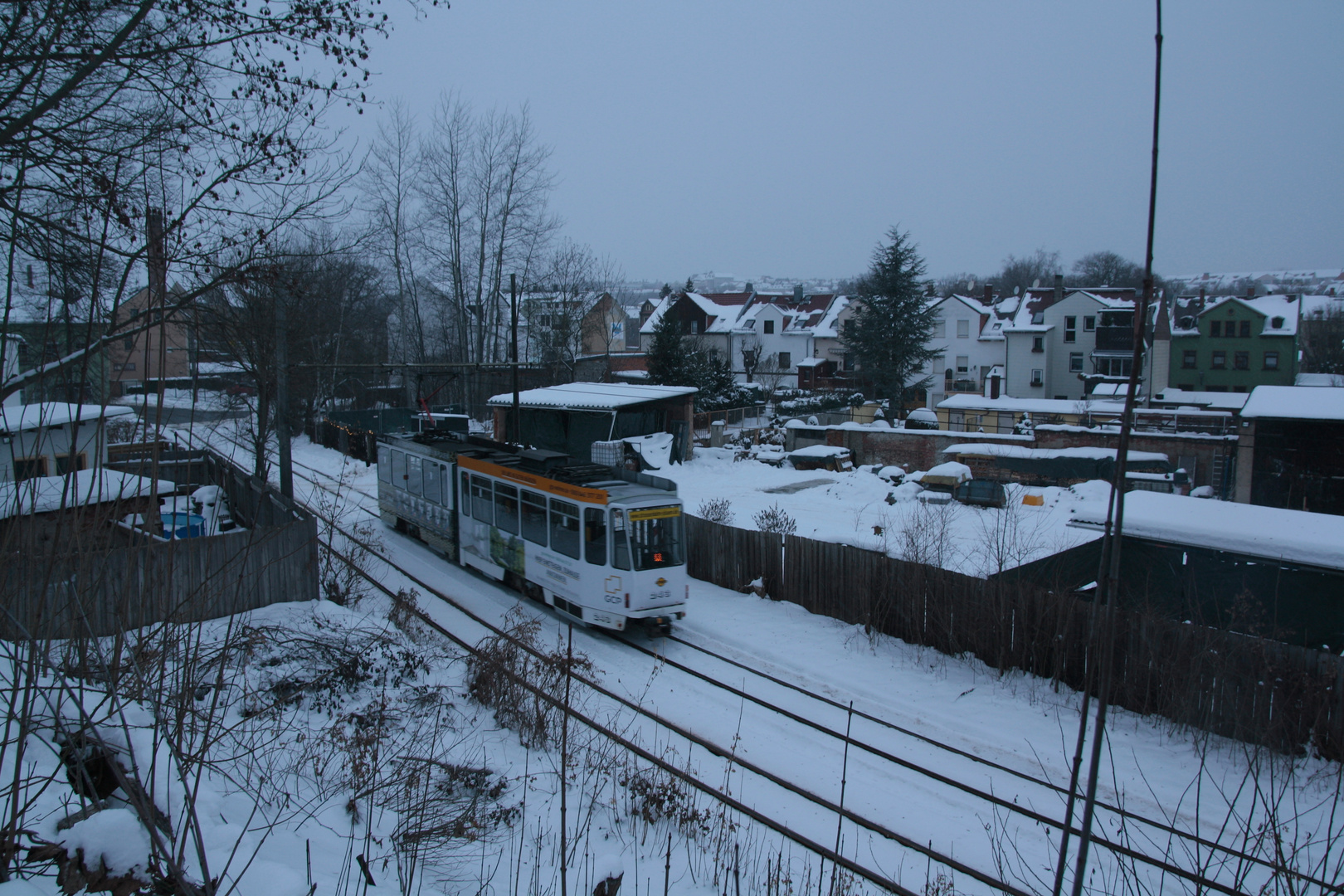 Linie W zur Wiesenstraße .