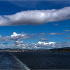 Linien auf dem Oslofjord