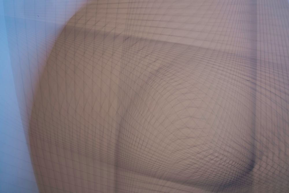 Linien durch Kamerabewegung neue Formen gegeben