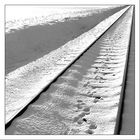 Linien im Schnee