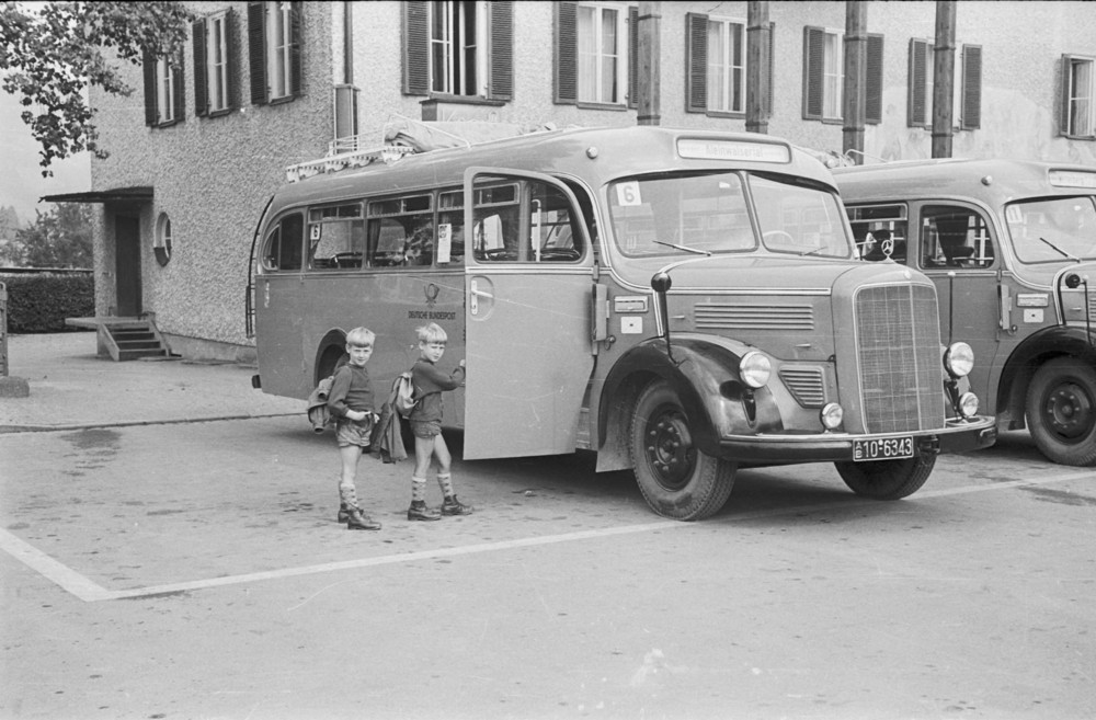 Linienbus der Deutschen Bundespost