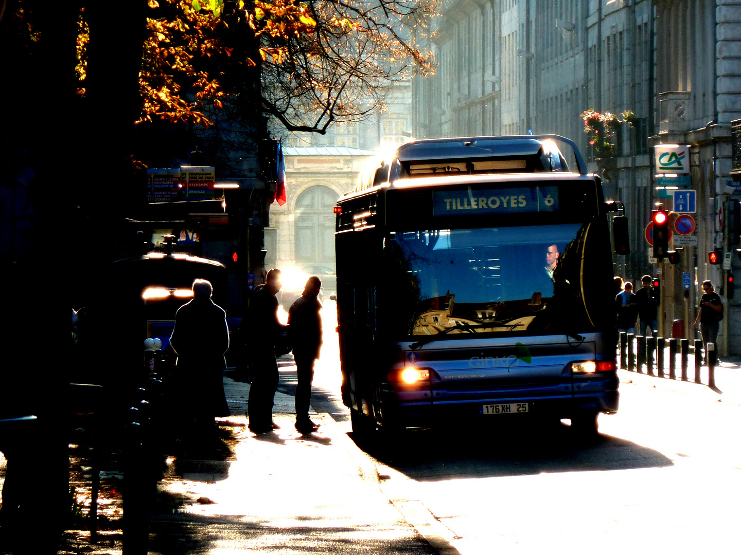 Linienbus in Besançon, Rue de la Préfécture