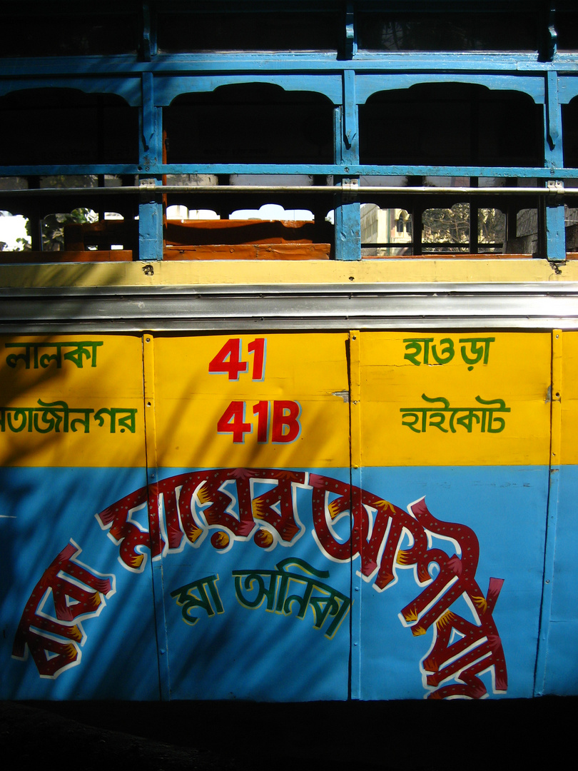 Linienbus in Kolkatta