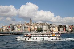 "Linienschiff auf dem Bosporus"