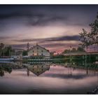 Linköping - Sonnenuntergang am Kinda Kanal