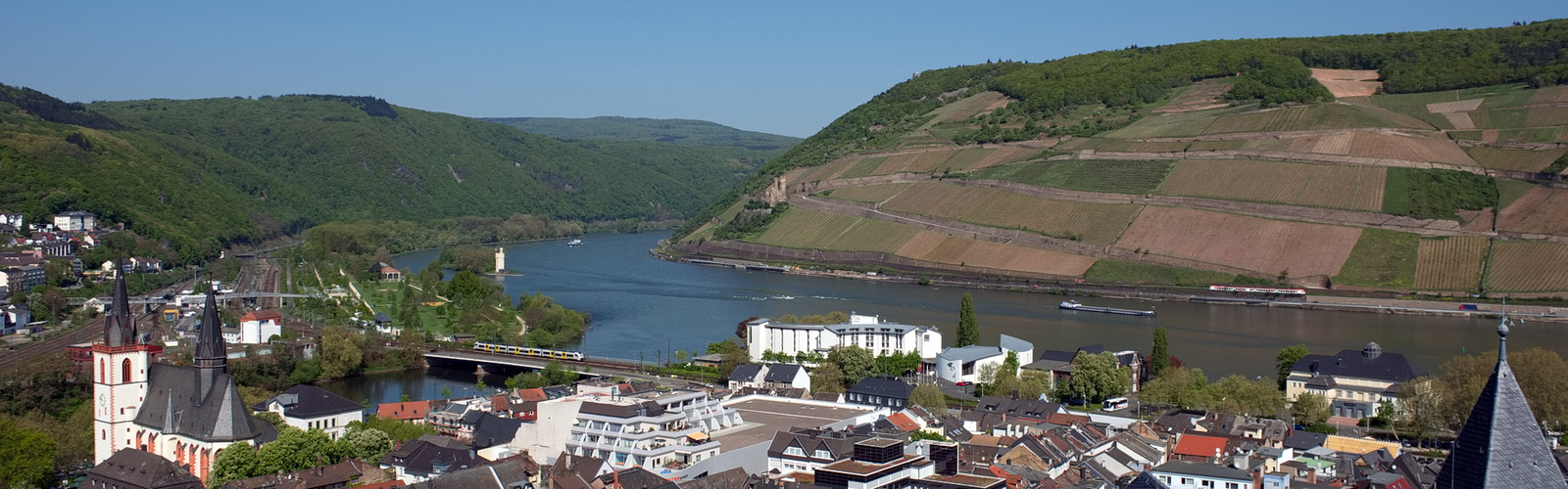 Links und rechts des Rheins