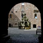 Linlithgow Palace from the main gate