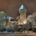 Linner Burg im Winter-HDR