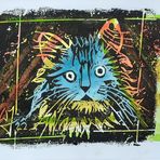 Linolschnitt-2.3 Katze mit Farbe_A4