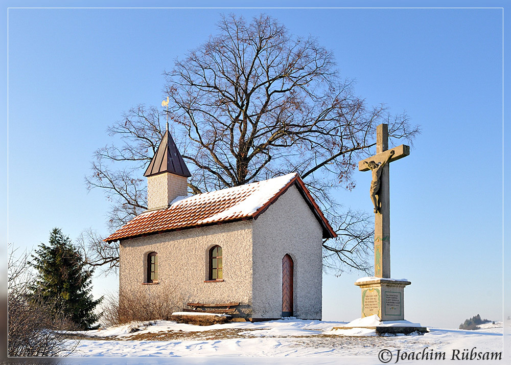 Linsbergkapelle Nüsttal / Hofaschenbach im Winter