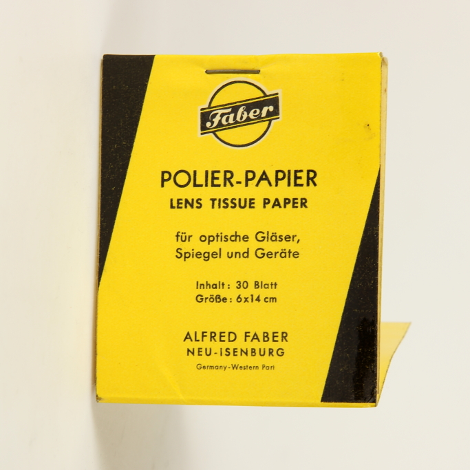 Linsenpolierpapier