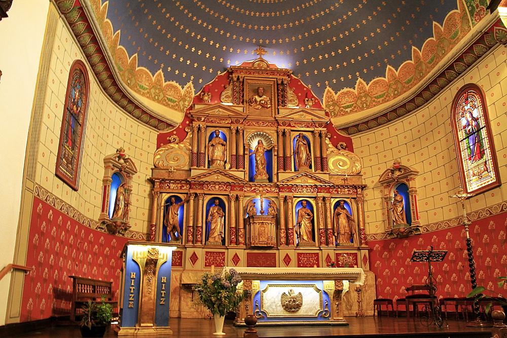 l'intérieur de l'église !