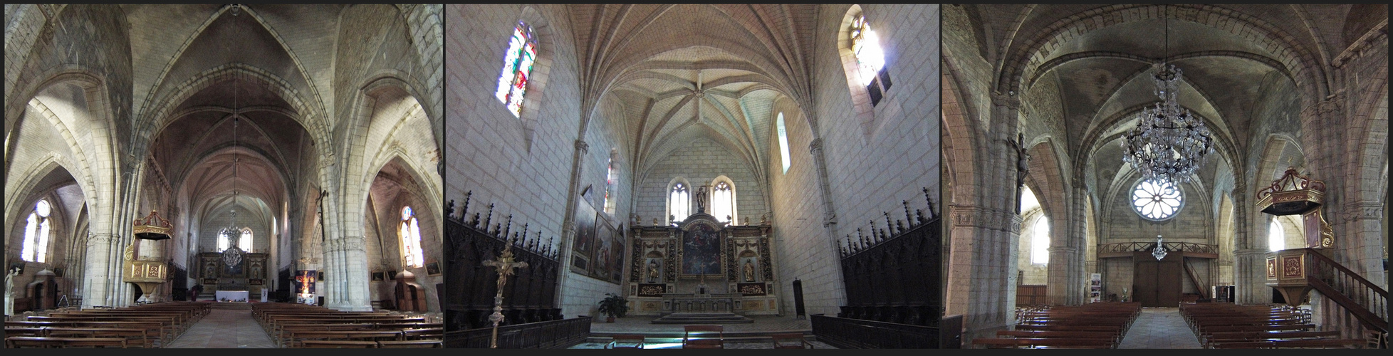 L’intérieur de l’Eglise Saint-Pierre à Auvillar