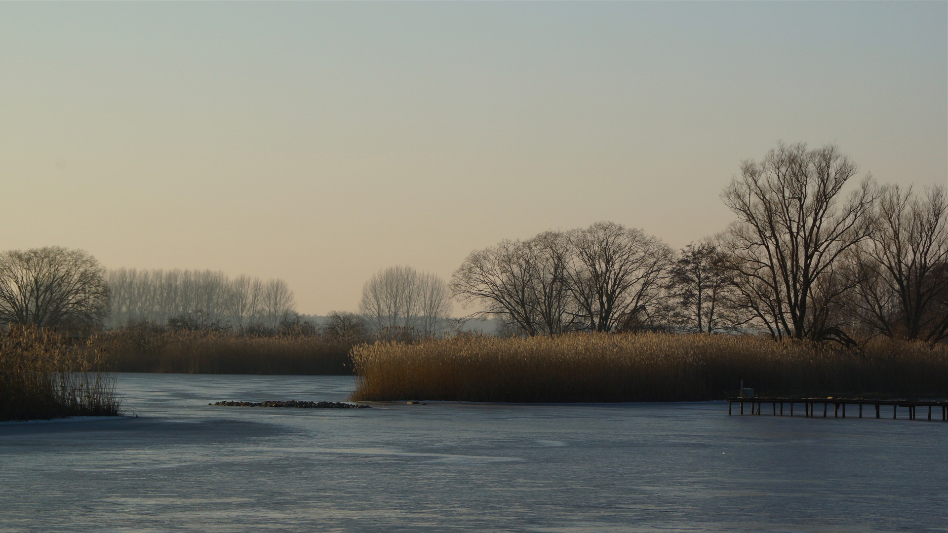 Linumer Fischteiche im Winter