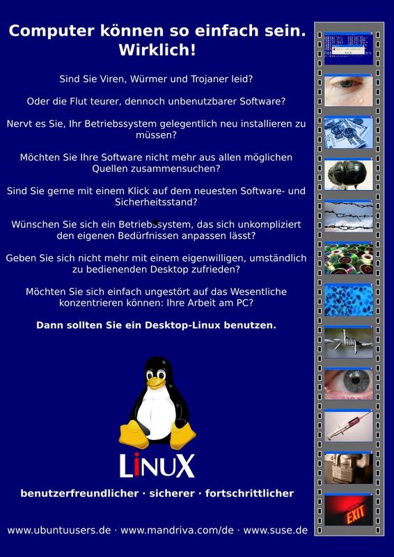 Linuxwerbung