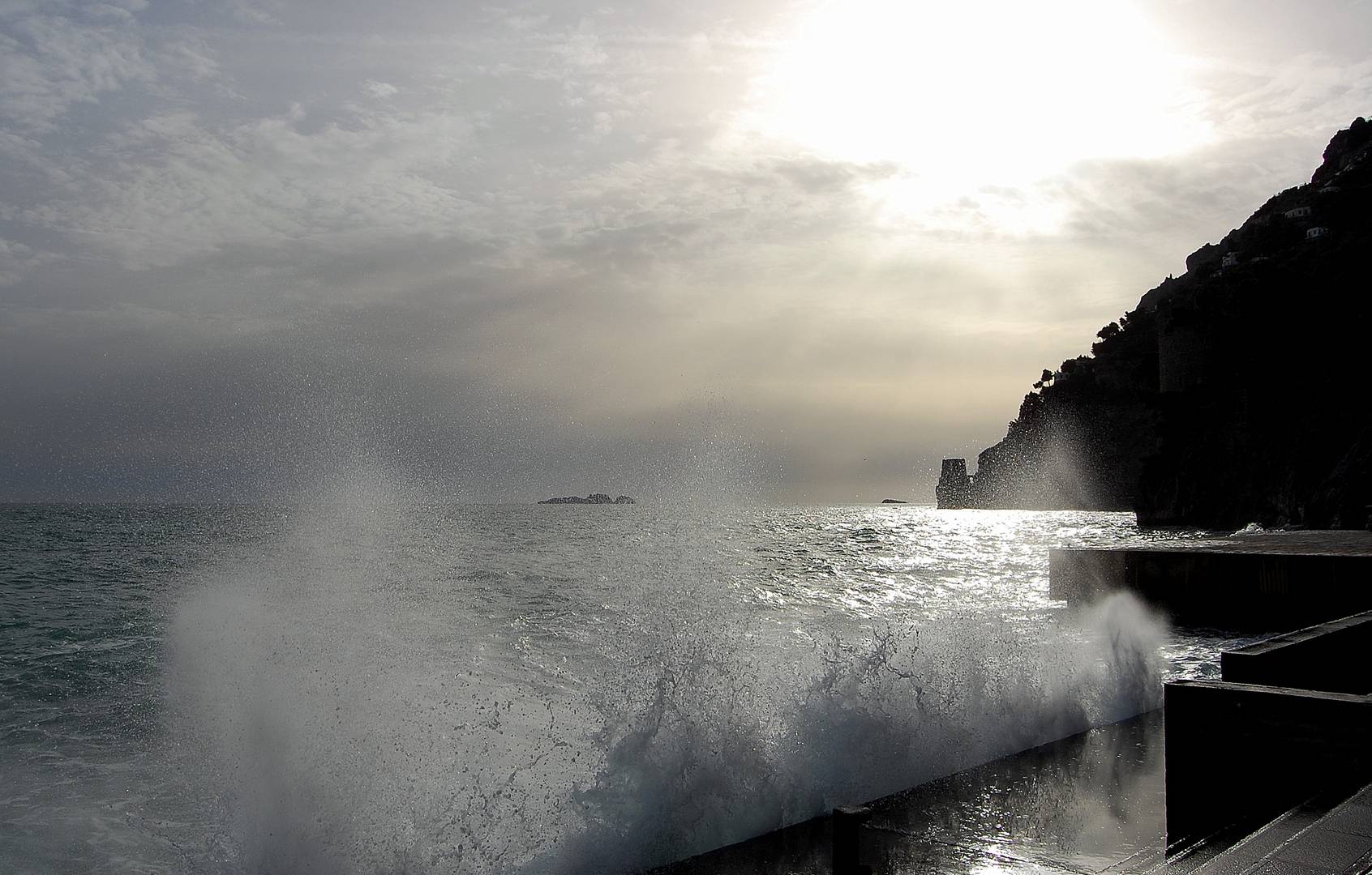 l'inverno a Positano