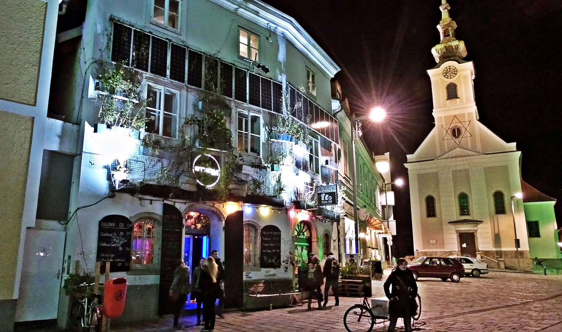 LINZ Austria - Urfahr Stadtwerkstadt + STROMPUB + KIRCHE