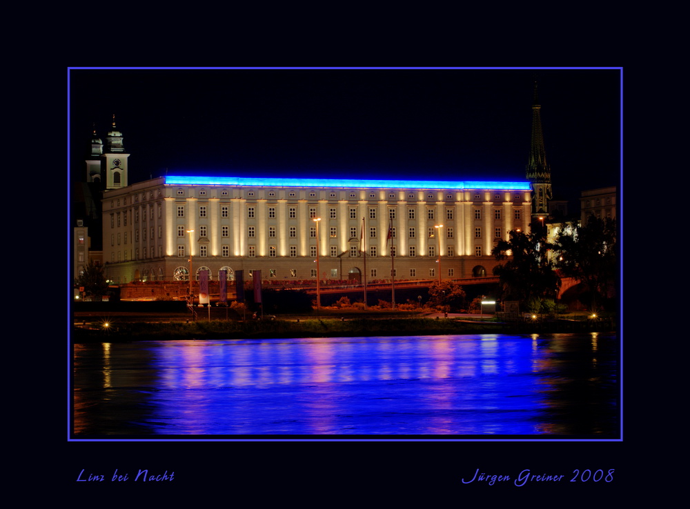 Linz bei Nacht