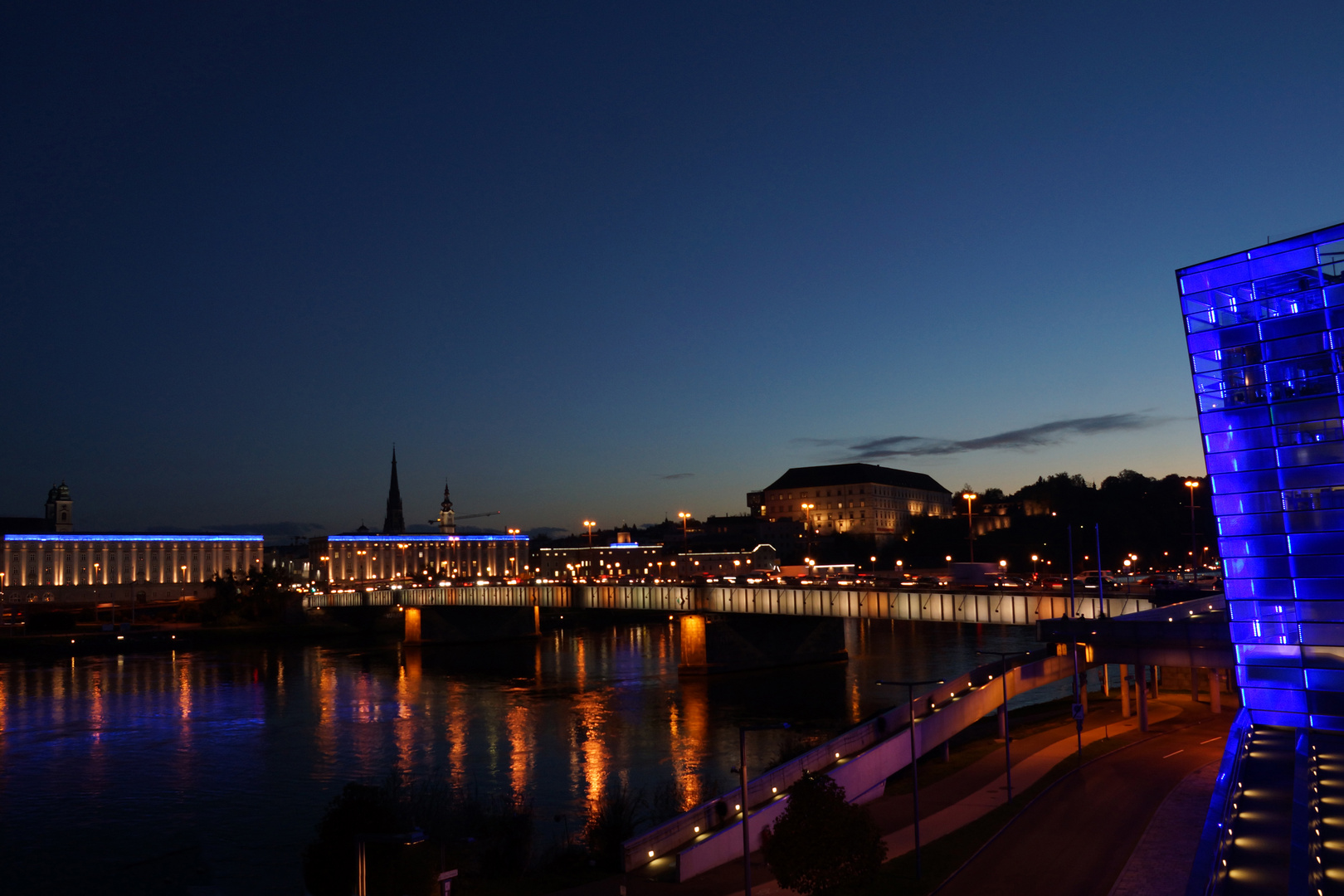 Linz bei Nacht