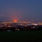 Linz bei Nacht vom Bachlberg