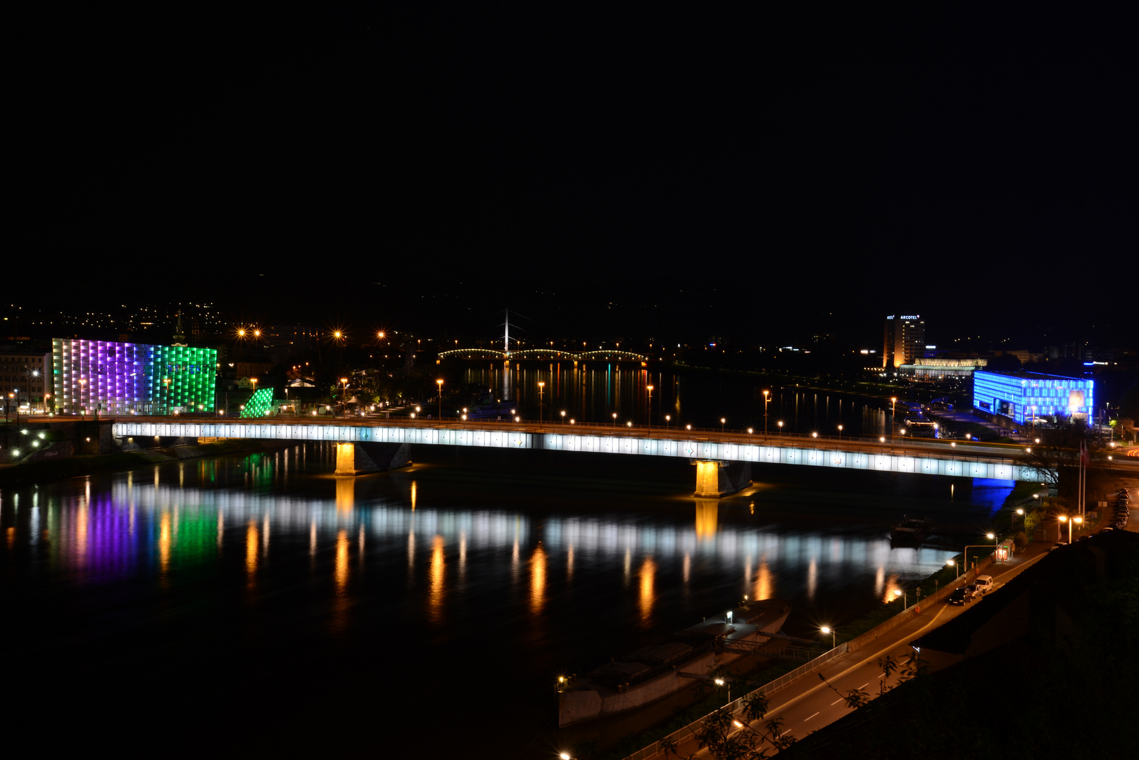 Linz vom Schlossberg aus gesehen