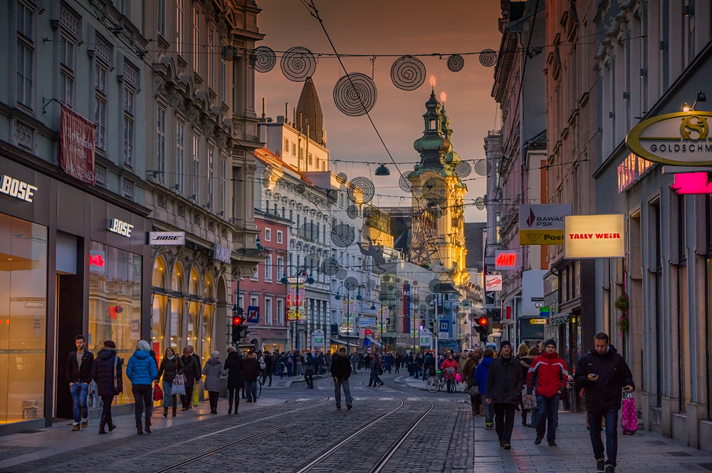 Linz zur blauen Stunde