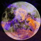 Lion Love over the Moon - DigiArt