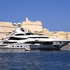 LIONHEART  90 mt. yacht - in La Valletta Harbour - Malta