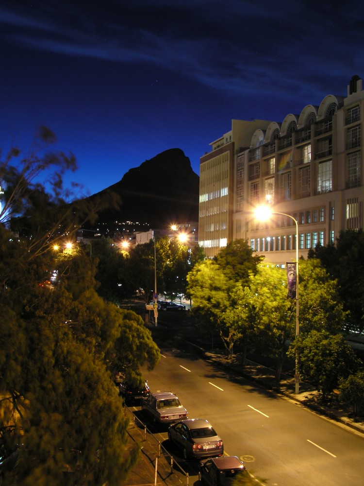 Lionshead at night