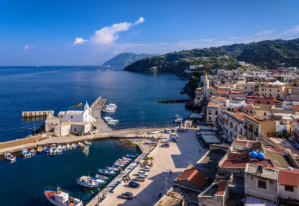 Lipari-Stadt, Liparische Inseln, Sizilien