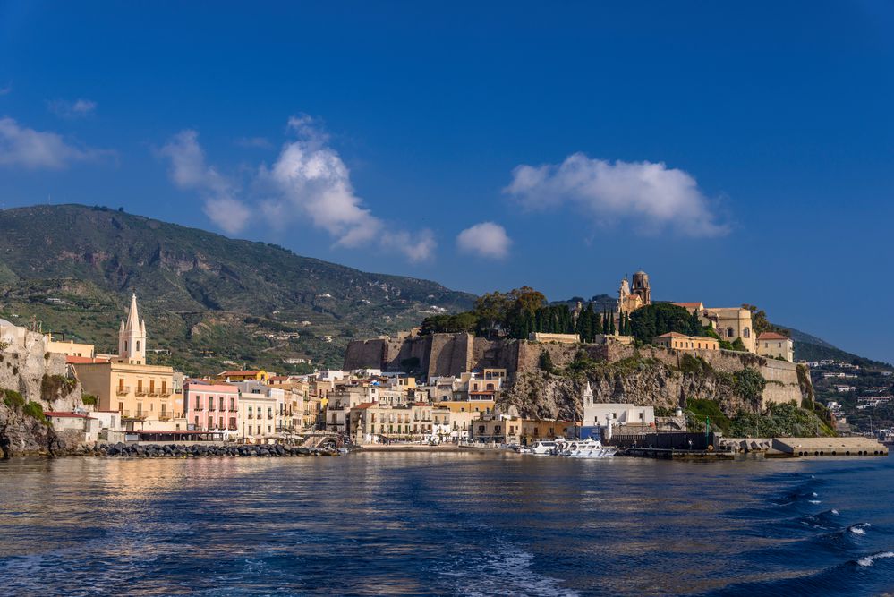 Lipari-Stadt, Liparische Inseln, Sizilien