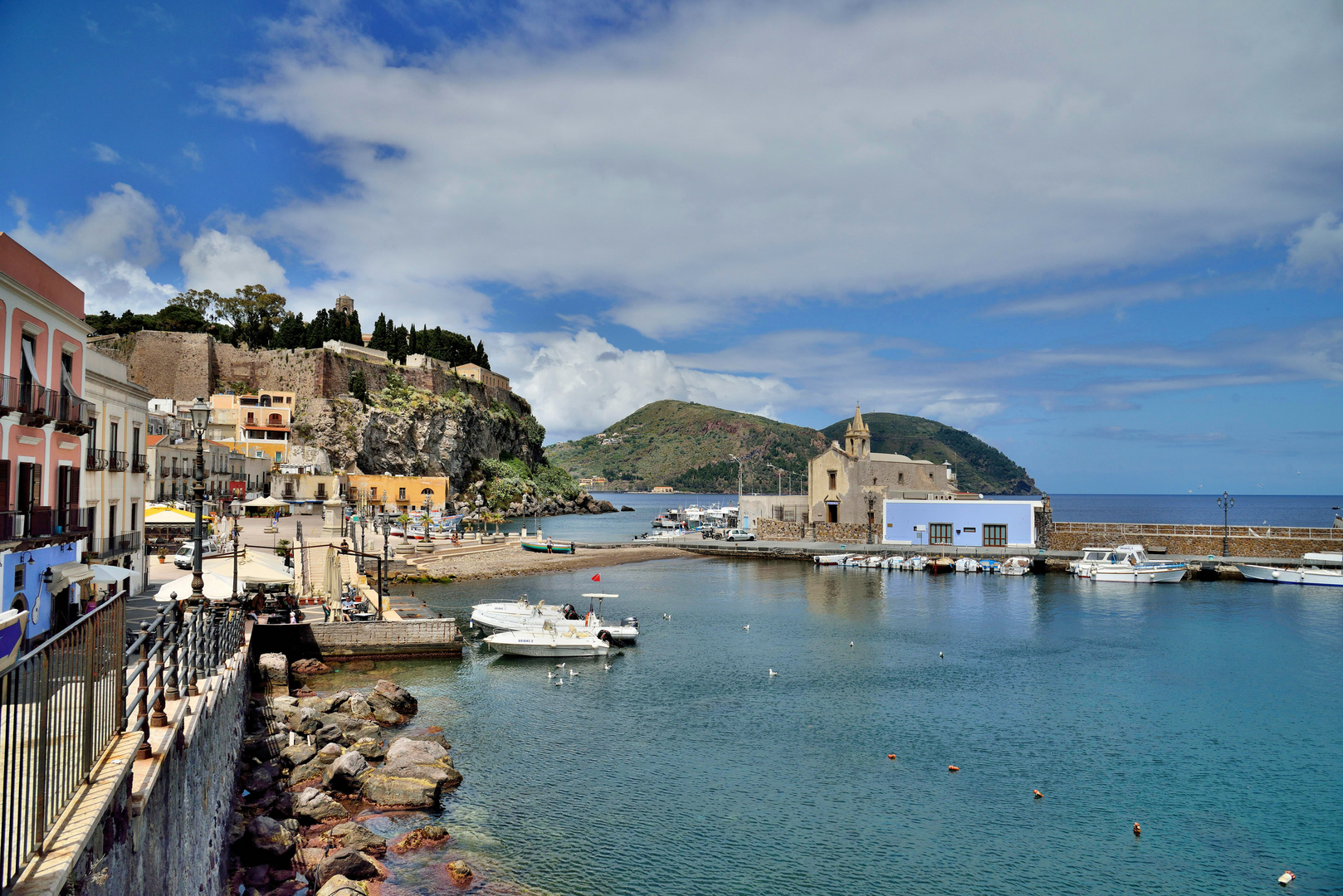 Lipari Stadt Marina Corta