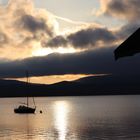 Lipno Stausee Sonnenuntergang 