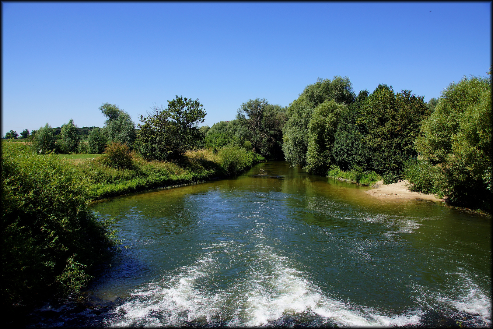 Lippe im Sonnenlicht